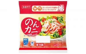 商品紹介：カニ由来の原料を使用せず、カニの旨みを再現「のんカニ™ MSC」が新登場！